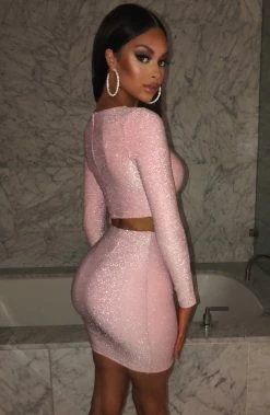 C.F NEW ARRIVALS Samara Skirt - Pink Sparkle