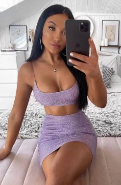 C.F Rumi Top - Purple Sparkle NEW ARRIVALS