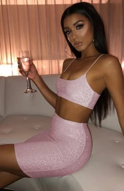 C.F Rumi Top - Pink Sparkle