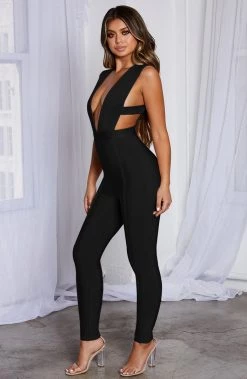 M.F Silvia Bandage Jumpsuit - Black