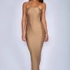 Babyboo Fashion Exposed Dress - Mocha
