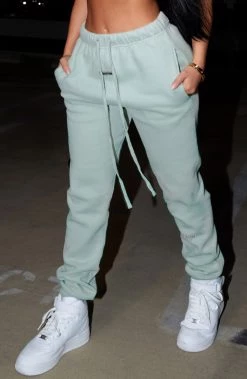 M.T Ivy Luxe Trackpant - Sage NEW ARRIVALS