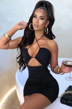 L.F Sara Mini Dress - Black