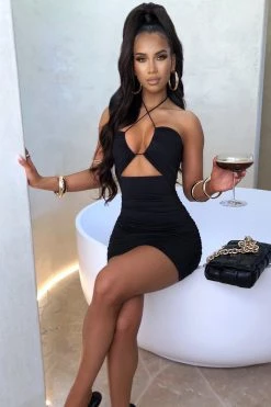 L.F Sara Mini Dress - Black