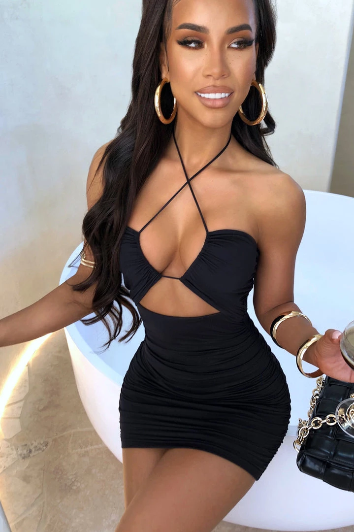 L.F Sara Mini Dress - Black