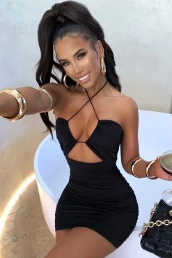 L.F Sara Mini Dress - Black