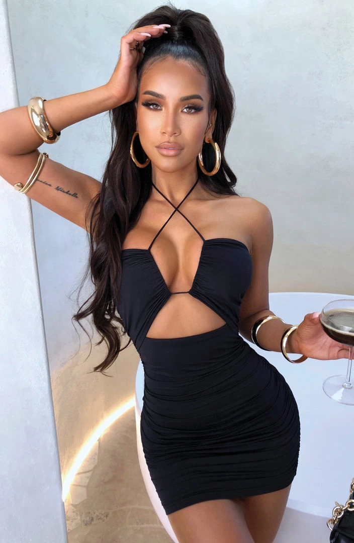 L.F Sara Mini Dress - Black