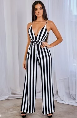 C.F NEW ARRIVALS Romee Jumpsuit - Stripe