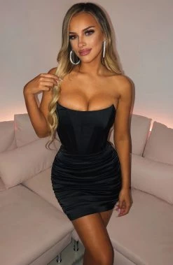 R.F Serina Mini Dress - Black