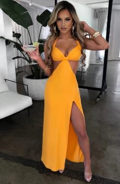 M.T Serinity Maxi Dress - Tangerine NEW ARRIVALS