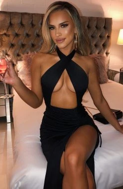 L.F Shanaya Maxi Dress - Black