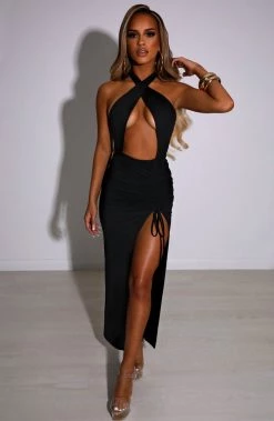 L.F Shanaya Maxi Dress - Black