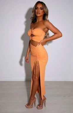 L.F Sheree Maxi Dress - Tangerine