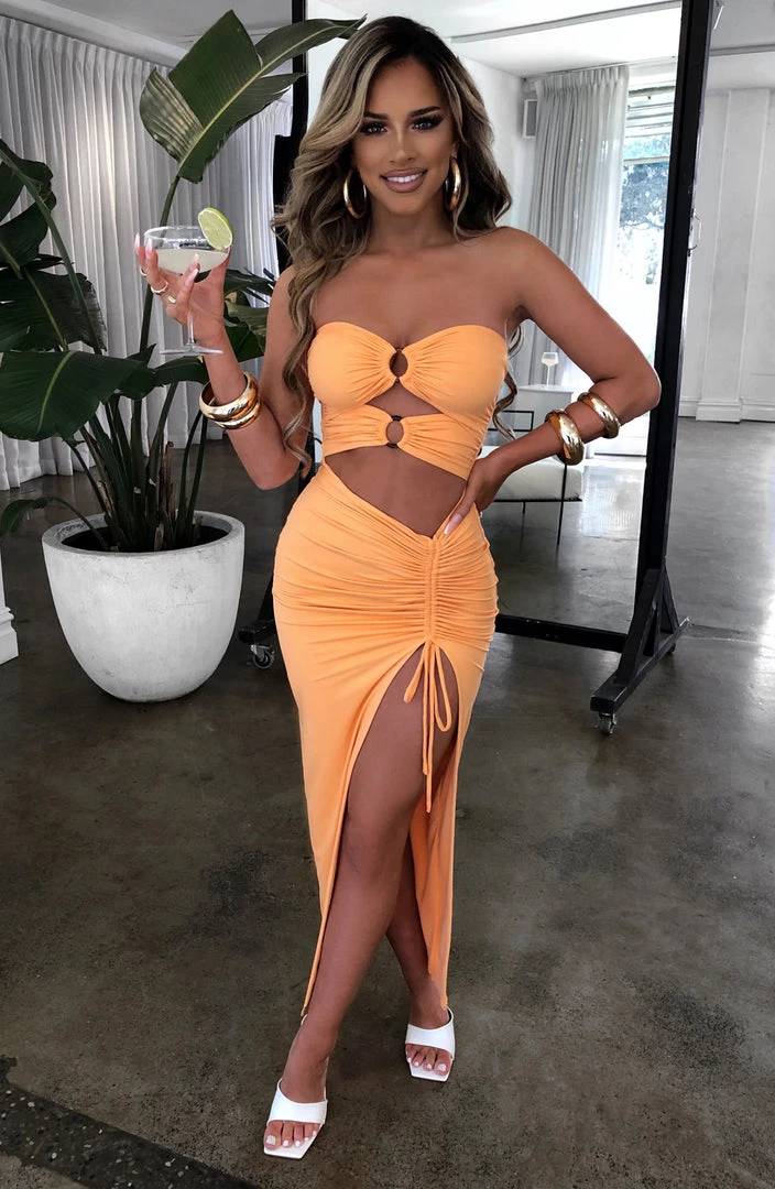 L.F Sheree Maxi Dress - Tangerine