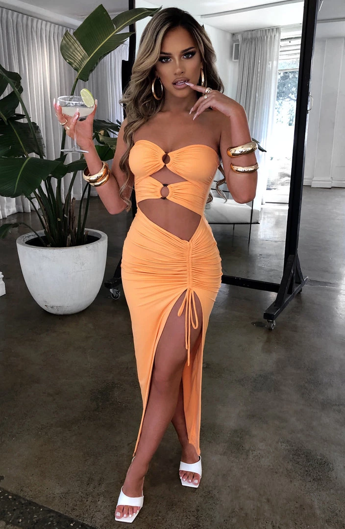 L.F Sheree Maxi Dress - Tangerine