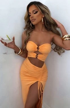 L.F Sheree Maxi Dress - Tangerine