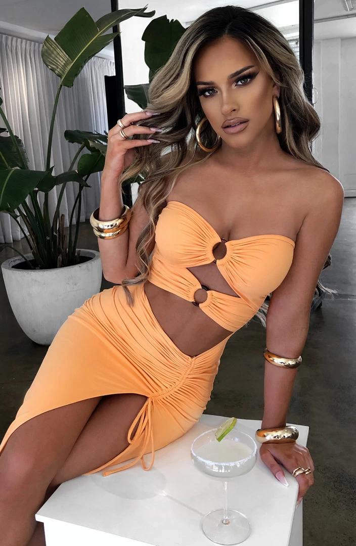 L.F Sheree Maxi Dress - Tangerine