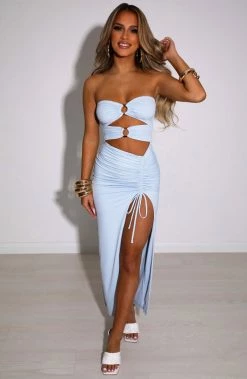 L.F Sheree Maxi Dress - Baby Blue NEW ARRIVALS