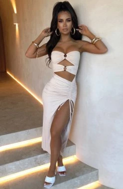 L.F Sheree Maxi Dress - Nude NEW ARRIVALS