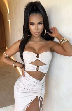 L.F Sheree Maxi Dress - Nude NEW ARRIVALS