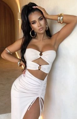 L.F Sheree Maxi Dress - Nude NEW ARRIVALS