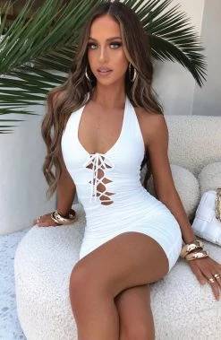 L.F NEW ARRIVALS Silvana Mini Dress - White