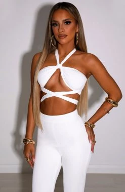 L.F NEW ARRIVALS Sira Top - White