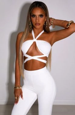 L.F NEW ARRIVALS Sira Top - White