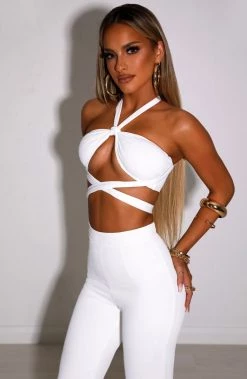 L.F NEW ARRIVALS Sira Top - White