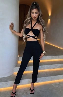 M.T NEW ARRIVALS Kimora Pants - Black