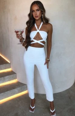 L.F NEW ARRIVALS Sira Top - White