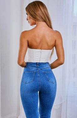 S.D Sky Bodysuit - White