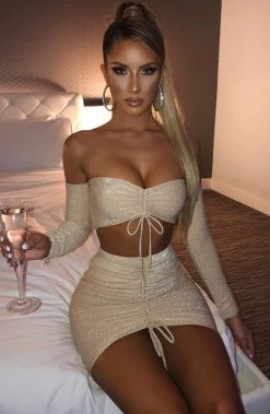 L.F Stassie Top - Gold Sparkle BACK IN