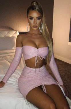 L.F Stassie Top - Pink Sparkle NEW ARRIVALS