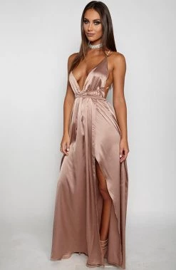 Babyboo Fashion Lita Maxi Dress - Mocha