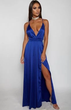 Babyboo Fashion CLOTHING Lita Maxi Dress - Royal Blue