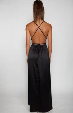 Babyboo Fashion Lita Maxi Dress - Black