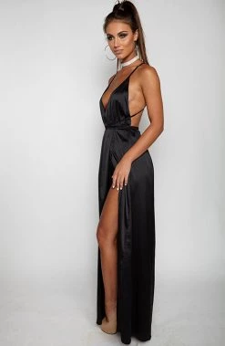 Babyboo Fashion Lita Maxi Dress - Black