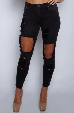 Babyboo Fashion Honey Crush Jeans - Black Denim