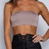 Babyboo Fashion Beka Bandeau Crop - Mocha Tops