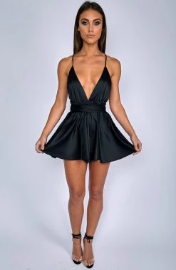 Babyboo Fashion Unconditional Love Playsuit - Black