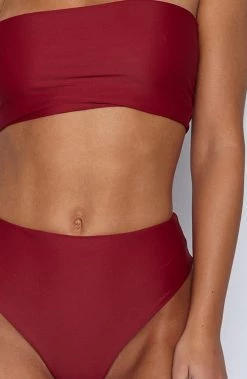 Babyboo Fashion Alina Swimwear Set - Burgundy Sets