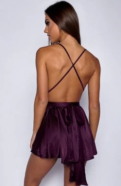 Babyboo Fashion CLOTHING Unconditional Love Playsuit - Purple