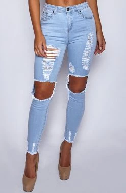 W.K NEW ARRIVALS West Coast Jeans - Light Blue