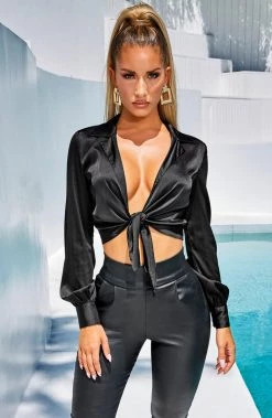 S.D Tasmin Top - Black NEW ARRIVALS