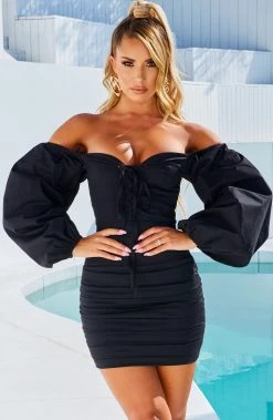 Z.Y Tiffany Mini Dress - Black