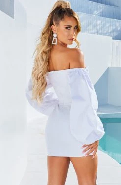 Z.Y Tiffany Mini Dress - White