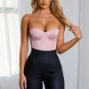S.D NEW ARRIVALS Tara Bodysuit - Baby Pink