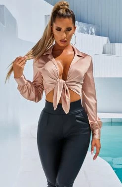 S.D Tasmin Top - Mocha NEW ARRIVALS