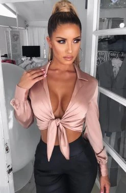 S.D Tasmin Top - Mocha NEW ARRIVALS